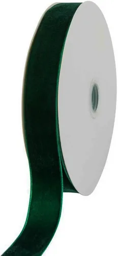 Miniatura 17 de Bobina de cinta de terciopelo negro de 20 yardas, 1 pulgada