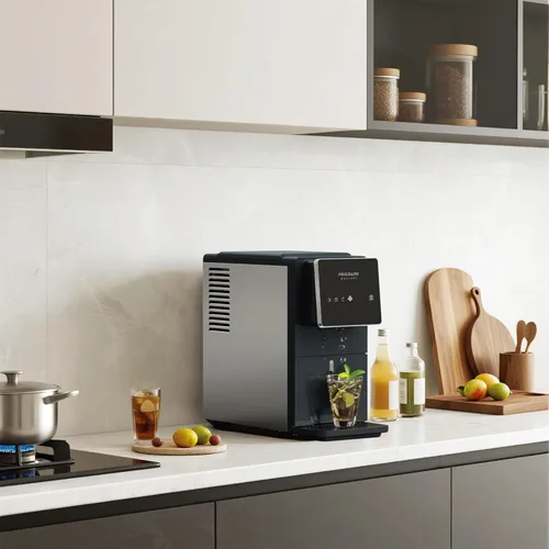 Miniatura 12 de FRIGIDAIRE Máquina de hielo de pepitas con pantalla táctil, máquina de hielo para encimera, máquina de hielo sónico con capacidad de 33 libras