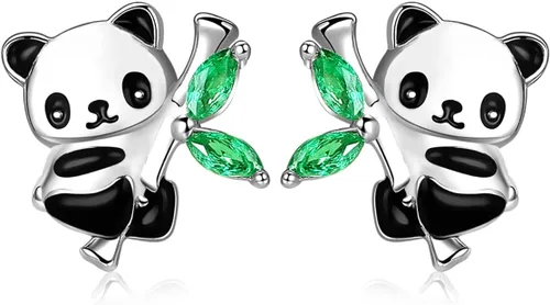 AxolotlFoxPandaUnicornHorseDog Earrings 925 Sterling Silver Hypoallergenic Animal Stud Earrings Jewelry Gifts for Girls Kids Women