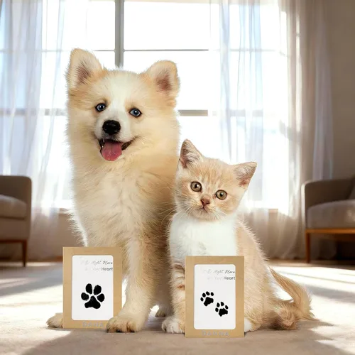 Miniatura 7 de DeerZone Kit de impresión de huellas sin tinta, kit de impresión de huellas de perro, kit de impresión de nariz de perro, almohadillas de tinta