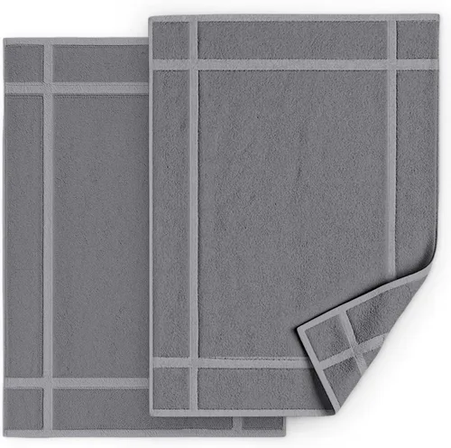Miniatura 17 de Pearl Linens Paquete de 6 alfombrillas de baño 100% algodón de 20x30 pulgadas, suaves y absorbentes de secado rápido, juego de alfombrillas de baño
