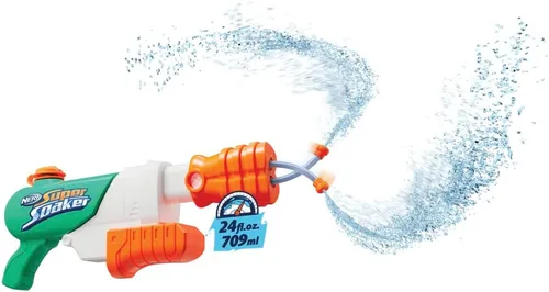 Miniatura 7 de SUPERSOAKER - Blaster de agua Nerf Super Soaker Hydro Frenzy , diversión sin límites 3 en 1, boquilla ajustable, 2 tubos de lanzamiento de agua