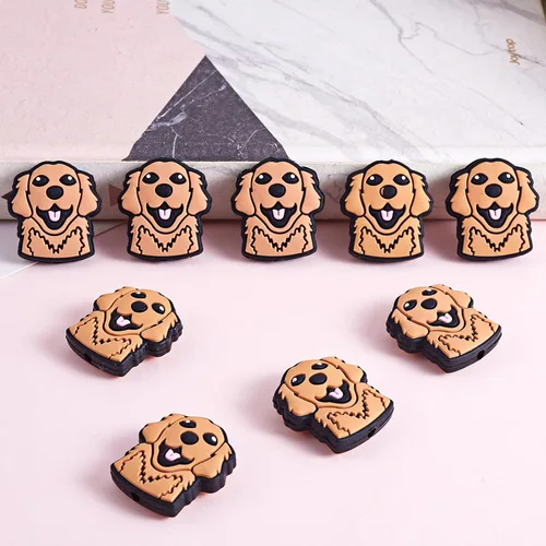 Miniatura 5 de 10 piezas de lindas cuentas de silicona, cuentas de silicona para bricolaje, cuentas a granel utilizadas para bricolaje para hacer varios trabajos