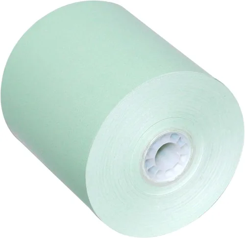 PM Company Rollos térmicos POS, 3 1/8 pulgadas x 230 pies, verde, 50 rollos por caja (05214G)