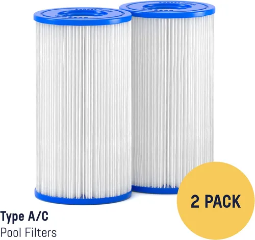 Miniatura 9 de Cartucho de filtro de piscina tipo A/C para bomba de filtro Intex, piscinas enterradas y sobre el suelo, filtro de piscina de olas de verano tipo A