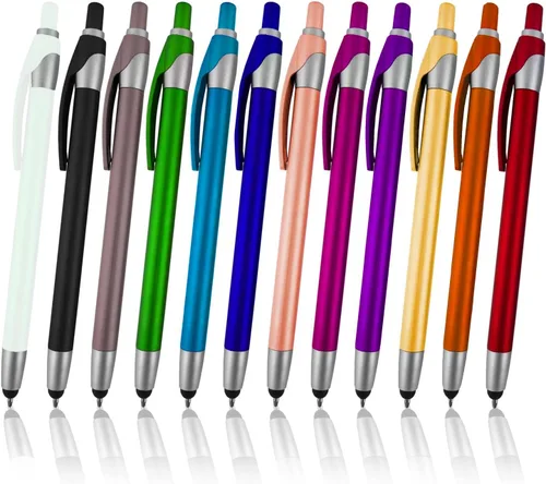 Lápiz óptico para pantallas táctiles, bolígrafo con bolígrafo, para dispositivos de pantalla táctil universales, para teléfonos, iPad, tabletas,