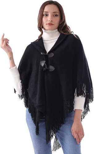 Miniatura 2 de MissShorthair Ponchos cálidos de invierno para mujer