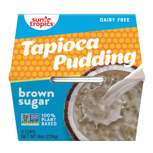 Miniatura 13 de Sun Tropics Pudín de Tapioca, Chocolate Pudines Veganos, Pudines Sin Lácteos Sin Gluten, Sin OGM Copitas de Pudín Listas para Comer 4.0oz