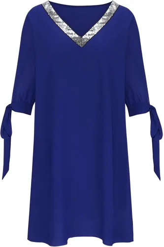 Miniatura 5 de Vestidos sexys para mujer, vestido de noche de cita, vestido de lentejuelas con cuello en V, sin tirantes, vestidos de graduación para mujer 2023