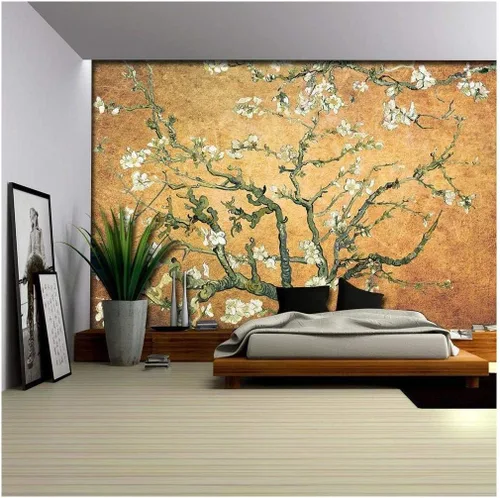 Miniatura 19 de Wall26 - Papel tapiz en color cobre con estampado de "Almendro en flor" de Vincent Van Gogh