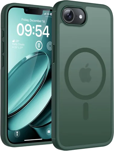 Miniatura 67 de TOCOL Funda magnética 3 en 1 para iPhone 14 Pro, mejorada [protección completa de cámara] con 2 protectores de pantalla, funda de grado militar Azul