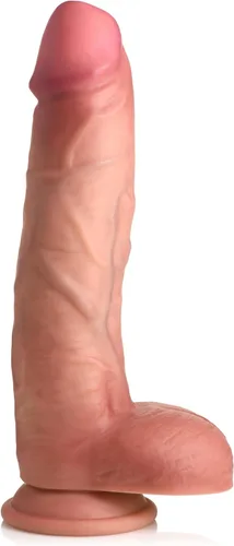Miniatura 9 de CURVE TOYS Consolador Jock de doble densidad de 6 pulgadas para hombres, mujeres y parejas. Consolador de silicona de alta calidad ultra realista