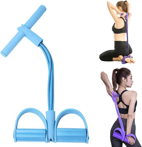 Miniatura 16 de Banda de resistencia elástica multifuncional para yoga, extractor de pedal de estiramiento mejorado 2026 con asas para entrenamiento de cuerpo
