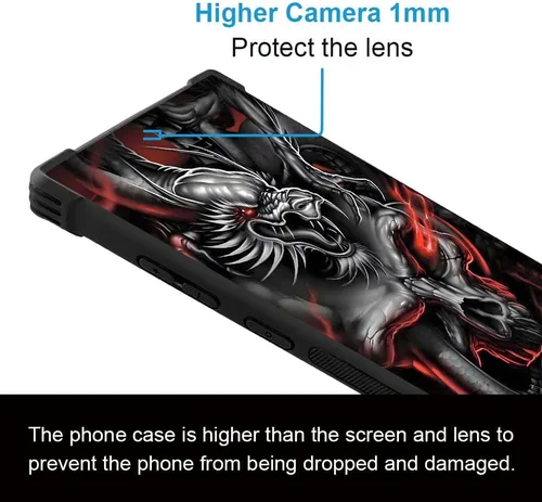 Miniatura 460 de CARLOCA Funda compatible con Samsung Galaxy S22 Ultra, diseño gráfico de Star Howling Wolfs Samsung Galaxy S22 Ultra, diseño gráfico, a prueba