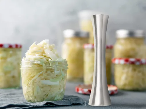 Miniatura 4 de Farm to Table Tamper de acero inoxidable/chucrut/Kimchee Pounder Tamper, 10