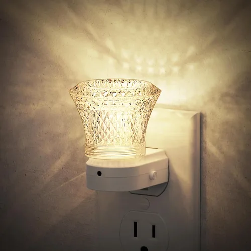 Miniatura 9 de JandCase Luces nocturnas LED enchufables a la pared, luz nocturna con sensor de luz del atardecer al amanecer, luz nocturna regulable enchufable