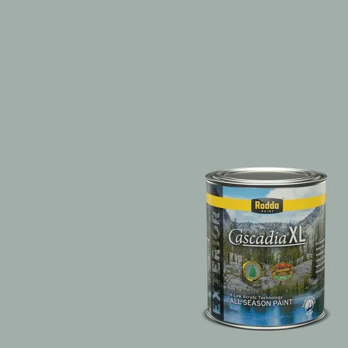 Miniatura 148 de Rodda Paint CASCADIA XL Pintura e imprimación satinada exterior en uno, cuarto de galón, solo ayer