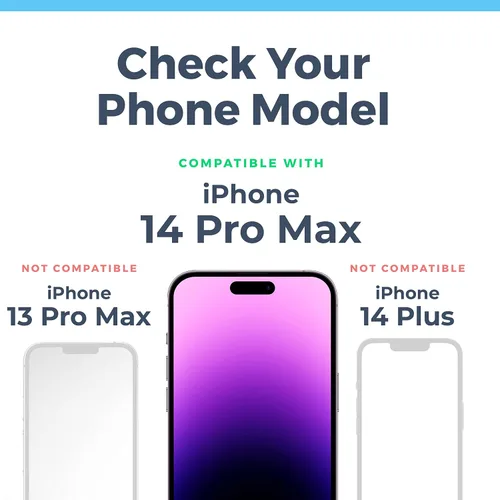 Miniatura 3 de Power Theory Protector de pantalla para iPhone 14 Pro Max, pantalla de vidrio templado de alta calidad para una máxima protección en tu iPhone 14