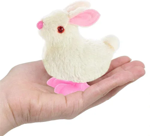 Miniatura 5 de Huevos de Pascua precargados con coloridos conejitos saltadores y pollo para cestas novedosas, recuerdos de fiesta de caza de huevos, paquete de 8