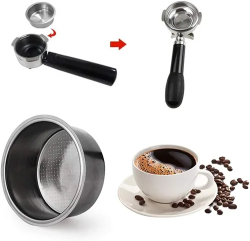 Miniatura 7 de Taza de filtro de café 2.008 in Cesta de filtro no presurizada para Breville D-e-lon-ghi Filtro Krups Productos de café
