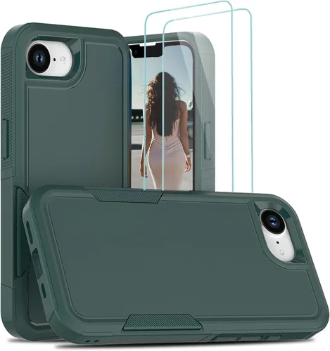 Miniatura 154 de Jeylly Funda para iPhone SE/Funda para iPhone 5S, Exterior de Plástico Duro que Absorbe Golpes + Interior de Silicona de Goma Defensor contra