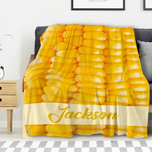 Miniatura 19 de Manta de Chips de Nachos para Otoño Invierno Primavera Todas las Estaciones Cálida Mullida 50x40 pulgadas para Pequeños Microfelpa Ligera Térmica