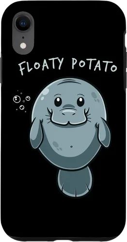Miniatura 24 de iPhone 11 Floaty Potato Manatí Chubby Sirena Sea Vaca Animal Estuche de Regalo