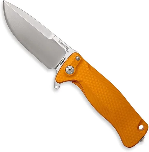 Miniatura 6 de Lion Steel SR22A Sleipner - Cuchillo de bolsillo plegable con bloqueo de marco, mango de aluminio mecanizado, sistema de rodamiento de bolas IKBS