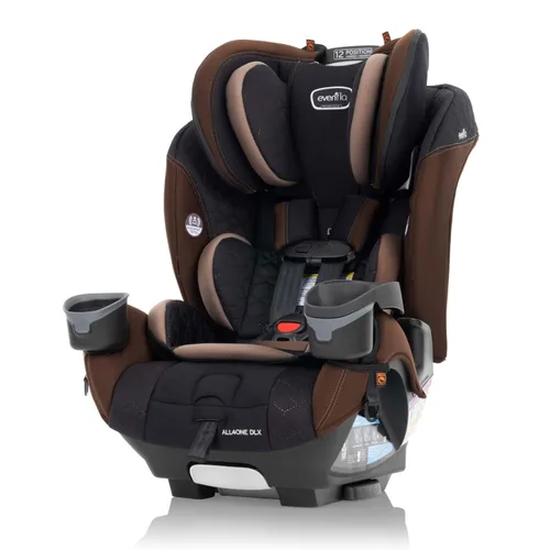 Miniatura 2 de Evenflo EveryFit/All4One - Asiento convertible 3 en 1 para automóvil con funda de limpieza rápida (marrón Belmont)