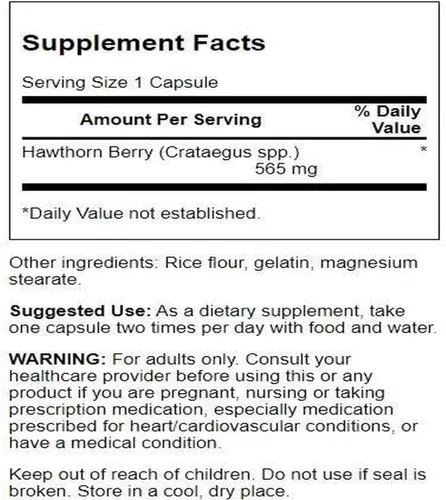 Miniatura 2 de Swanson Suplemento de bayas de espino - Flavonoides antioxidantes (250 cápsulas, 565 mg cada uno) paquete de 2