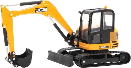 Miniatura 5 de JCB Britains Farm Tomy Toys - Excavadora Midi - Excavadora 1:32 JCB 86C -1 - Juguete de tractor coleccionable - Juguetes de granja a escala 1:32