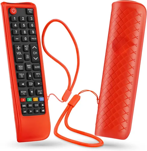 Miniatura 10 de Funda para control remoto Samsung TV, funda para control remoto Samsung para Smart TV, funda de silicona de repuesto universal con cordón que brilla