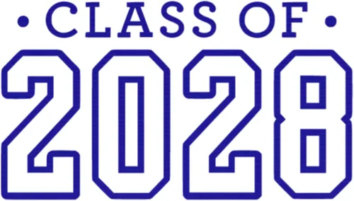 Miniatura 12 de Class of 2028 Iron On Decal, Senior Class Shirt Patch, Heat Transfer, HTV Graphic Tshirt Sticker, DIY Crafts, Pick Size Color, Iron-On Almost Gold