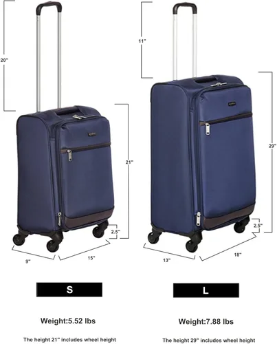 Miniatura 7 de Tienda Basics suitcases Softside Spinner