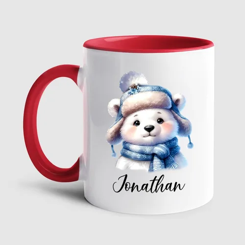 Miniatura 34 de Taza de café de Papá Noel con nombre personalizado – Taza de Papá Noel personalizada, 11 onzas y 15 onzas, bonita taza de cerámica blanca regalo