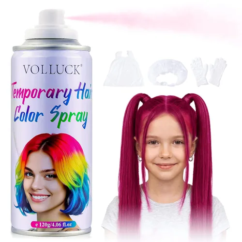 Miniatura 15 de Spray de color gris temporal para el cabello, color plateado, tinte para el cabello de 1 día para niños, mujeres y hombres, color de cera gris