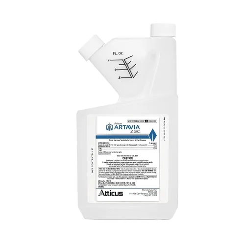 Atticus Artavia 2 SC Fungicida azoxistrobina (16 onzas) - Control de hongos para césped y paisajes - Antracnosis, parche marrón, mancha foliar,
