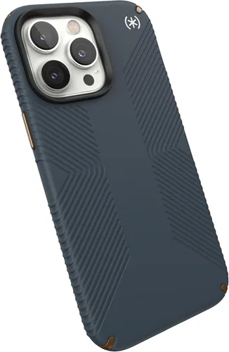 Miniatura 12 de Speck Presidio2 Grip - Funda antideslizante para iPhone 14 Pro Max (Negro/Negro/Blanco)