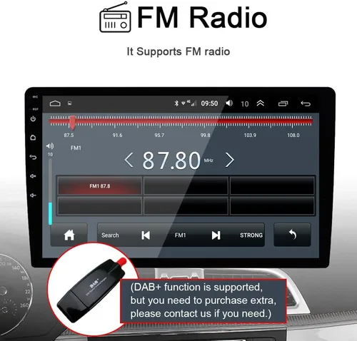 Miniatura 9 de 8Core 4GB+64GB Android 15 para Suzuki Grand Vitara Radio 2005-2019 Car Stereo Carplay Android Auto con pantalla táctil IPS de 9 pulgadas Navegación