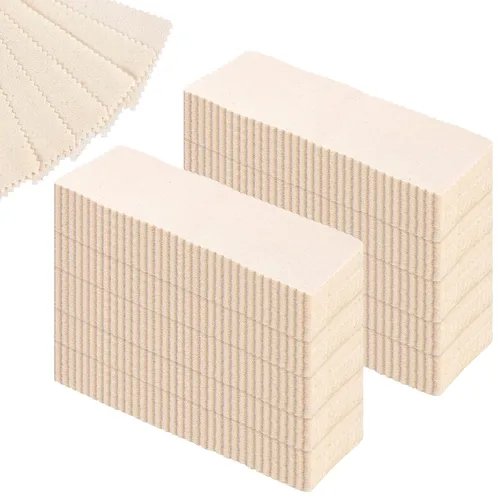 Miniatura 9 de Maitys 100 tiras de muselina corporal y facial para depilación de muselina natural, tiras de depilación de 2.8 x 7.9 pulgadas, grandes a granel