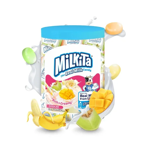 Miniatura 21 de Milkita Bites - Caramelos de leche – Dulces saludables bajos en azúcar con leche real para niños y adultos – Tamaño de bocado, caramelo sin gluten