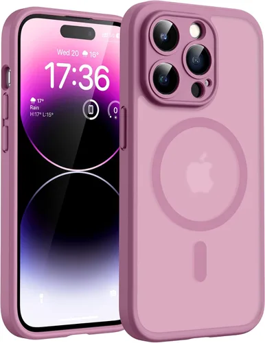Miniatura 149 de TOCOL Funda magnética 3 en 1 para iPhone 14 Pro, mejorada [protección completa de cámara] con 2 protectores de pantalla, funda de grado militar Azul