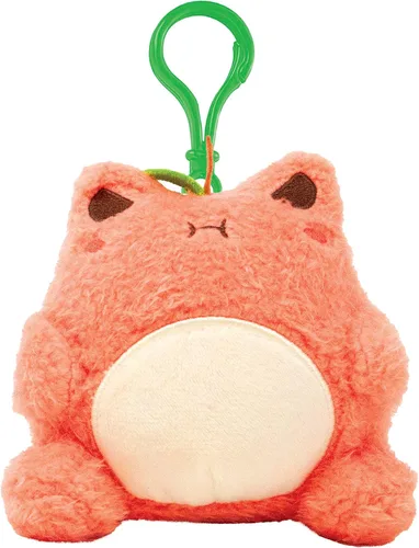 Miniatura 8 de Cuddle Barn PlushGoals - Mini Boba Wawa Clip súper suave y lindo Kawaii rana de peluche de animal de peluche, llavero para bolsa, 4 pulgadas