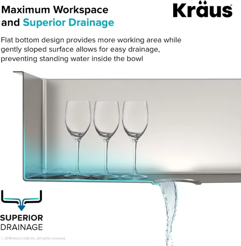 Miniatura 8 de Kraus KHU100-30-1610-53SS Standart PRO - Juego de fregadero de acero inoxidable y grifo de cocina, 30 pulgadas