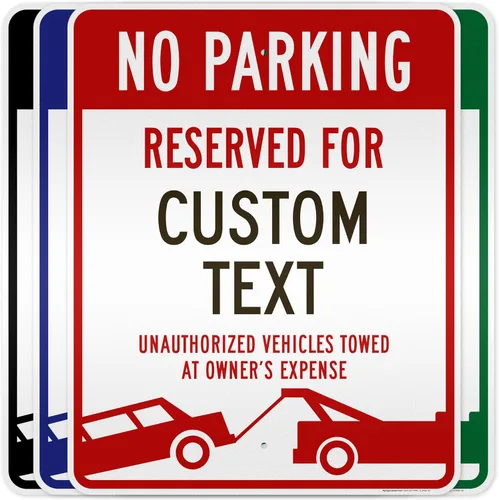Miniatura 17 de My Sign Center - Letrero personalizado de no estacionamiento, letrero de estacionamiento reservado personalizado para negocios, 10 x 14 pulgadas