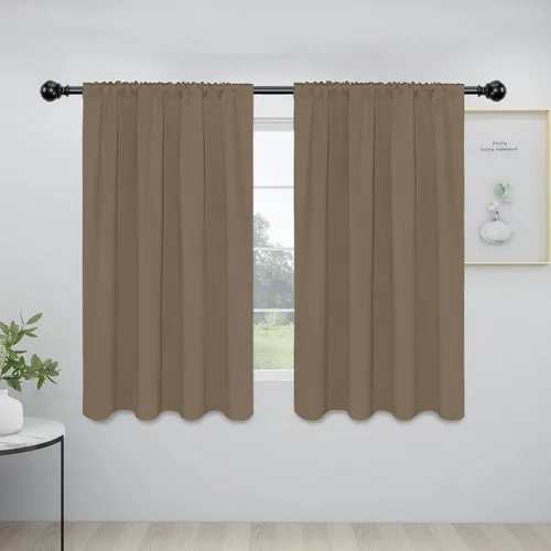 Miniatura 48 de Easy-Going - Cortinas opacas con bolsillo para varilla para el dormitorio, cortinas para ventanas que oscurecen la habitación o la sala de estar