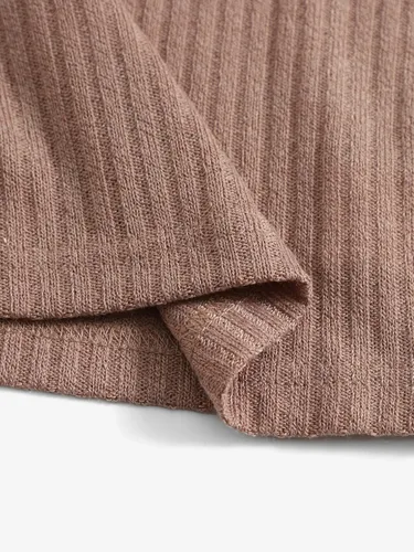 Miniatura 4 de SheIn 4 paquetes de camiseta corta sin mangas con cuello redondo para mujer