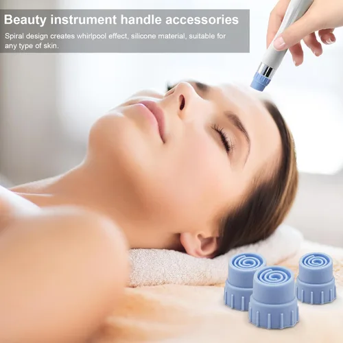 Miniatura 4 de Cuidado de la cara Set de belleza de la piel Hydro Dermobrasion Water Scrub Puntas de silicona Vortex grande 3/Pcs para Elitzia ET89 ETLB246