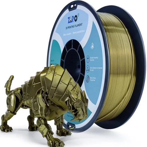 Miniatura 32 de ZIRO Filamento PLA fluorescente de 0.069 pulgadas, luminoso solo por luz UV, filamento de impresora 3D de efecto brillante, carrete de 2.2 libras