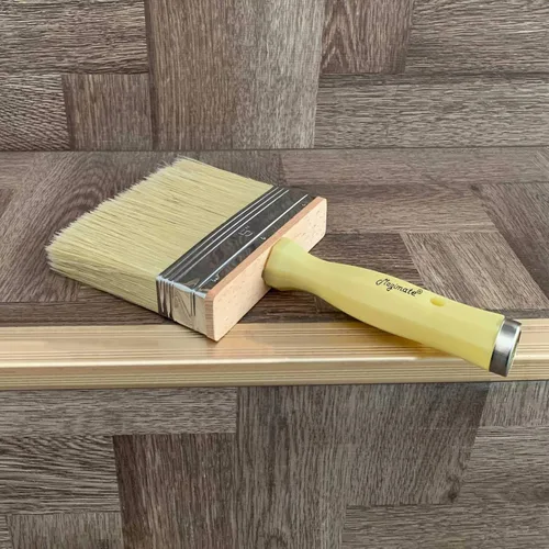 Miniatura 5 de Magimate Cepillo de cubierta para aplicar manchas, pincel de pintura de 5 pulgadas, tamaño mediano para cubiertas rápidas, vallas, paredes